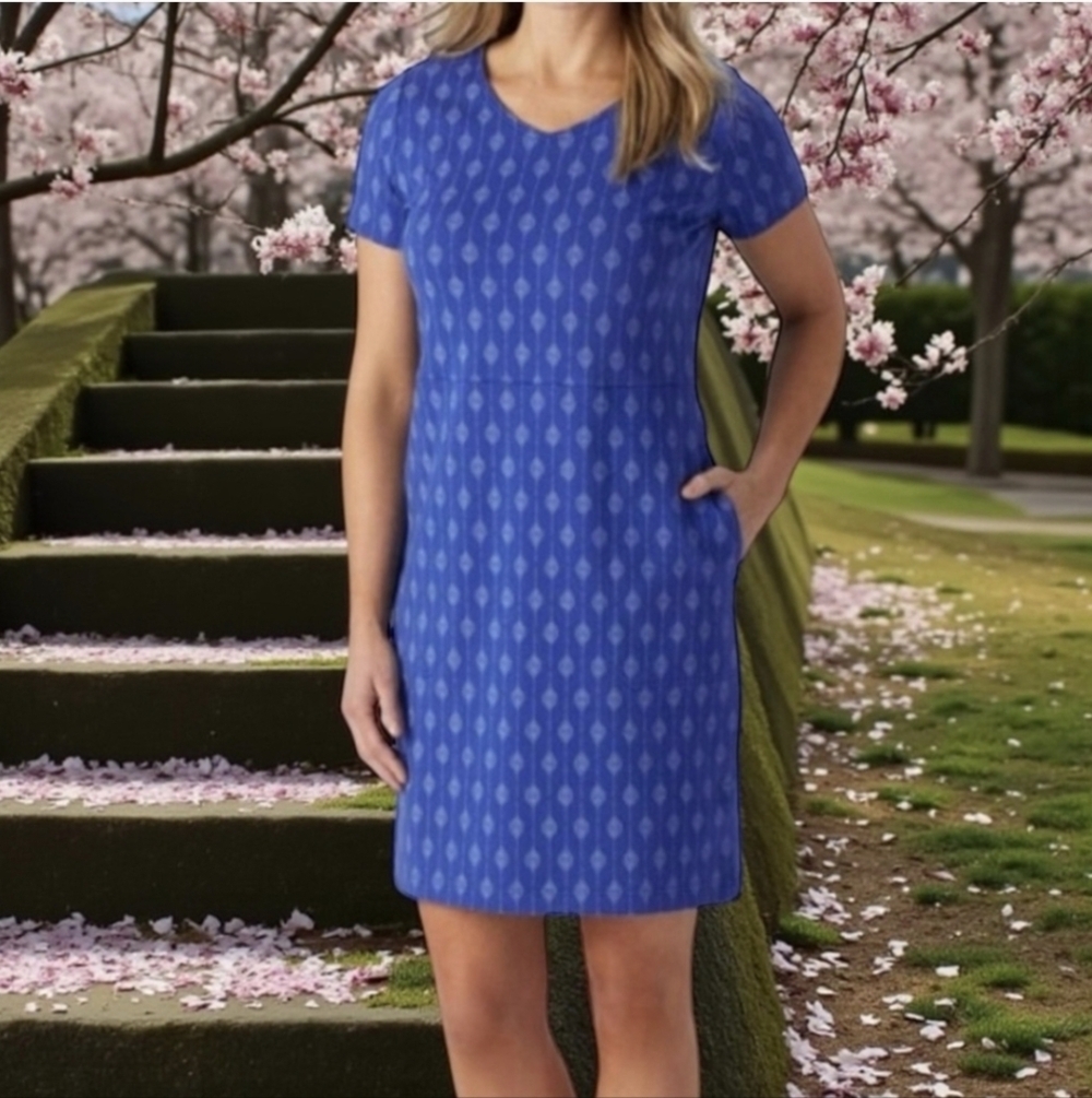 Duluth NoGA Natural Cotton Short Sleeve Dress - Size M